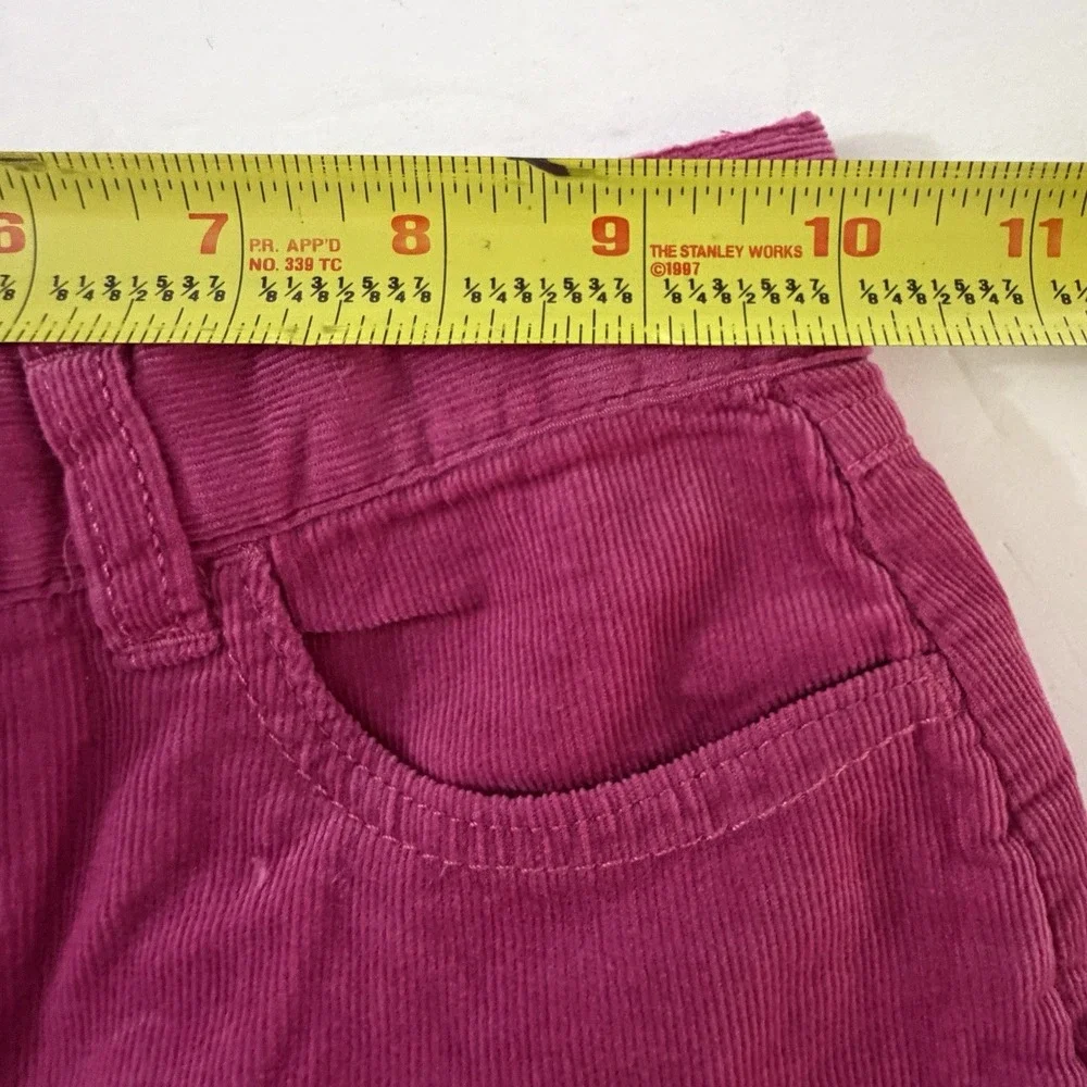 The Children's Place Corduroy Tiered Ruffle Skirt Pink Girls 5 Cowgirl Boho NWT
